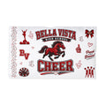 Bella Vista High School Broncos Cheer Microfiber Pillowcase — Once a Bronco Always a Bronco